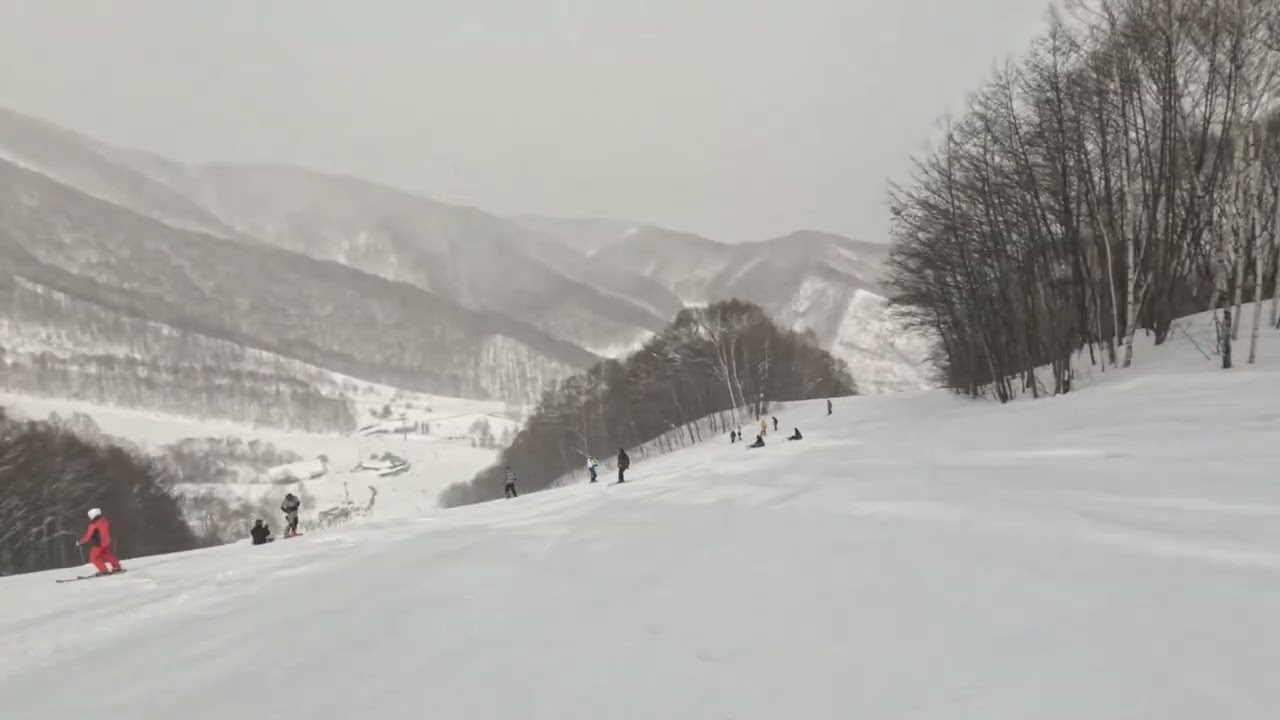 スキー 2026 01 31ホワイトワールド尾瀬岩鞍スキー場 18 チャンピオンAコース