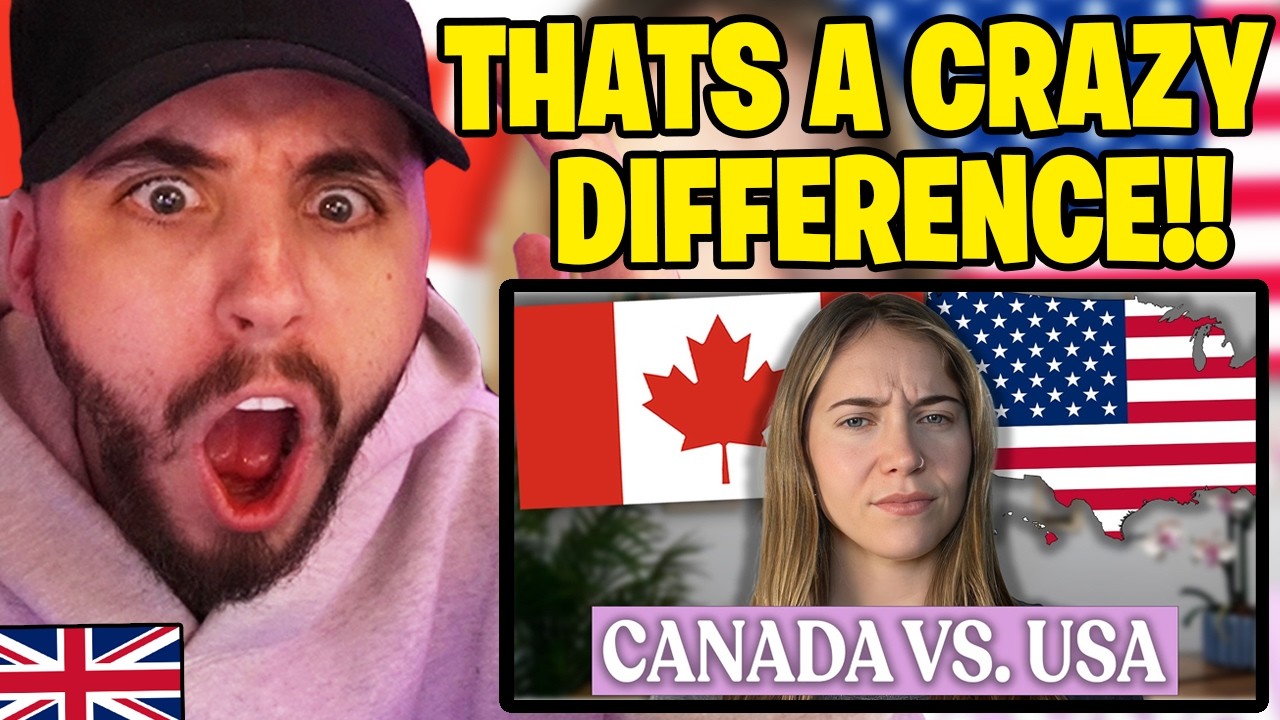 Brit Reacts to Differences Living in the US From Canada!