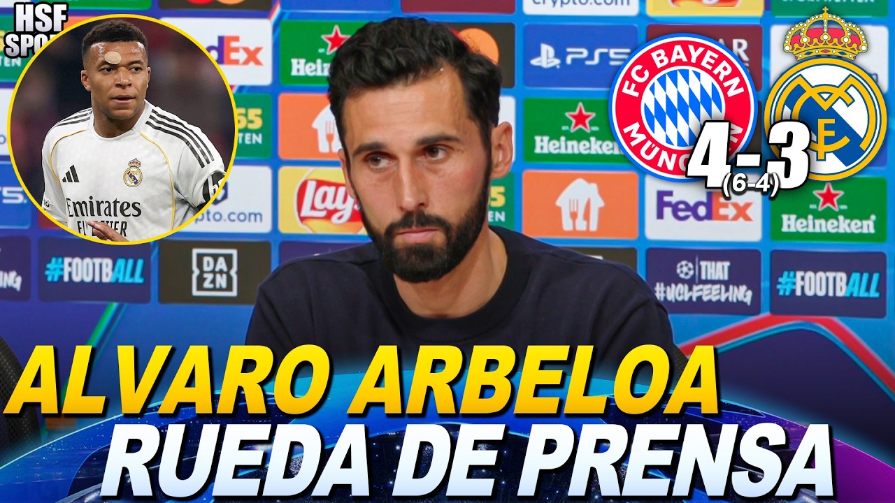 🔴 Rueda de prensa de ALVARO ARBELOA post partido BAYERN MUNICH 4-3 REAL MADRID | HSF Sport