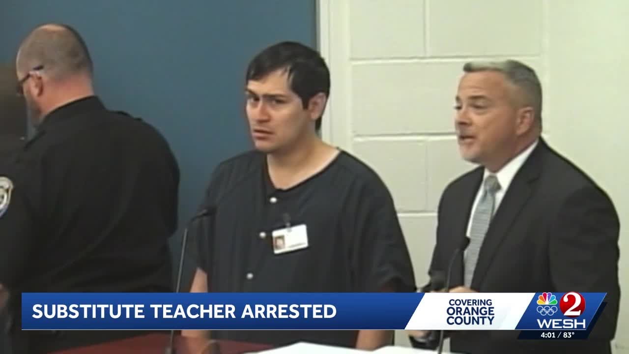 Orange County substitute teacher accused of misconduct with students out on bond