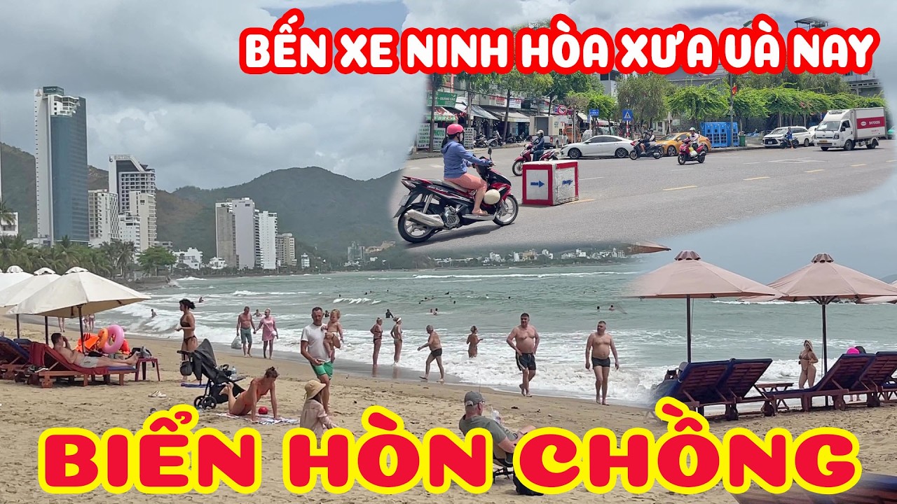 NHỮNG CON ĐƯỜNG PHÍA BẮC NHA TRANG - BIỂN SÓNG LỚN VẪN ĐÔNG NGHẸT DU KHÁCH
