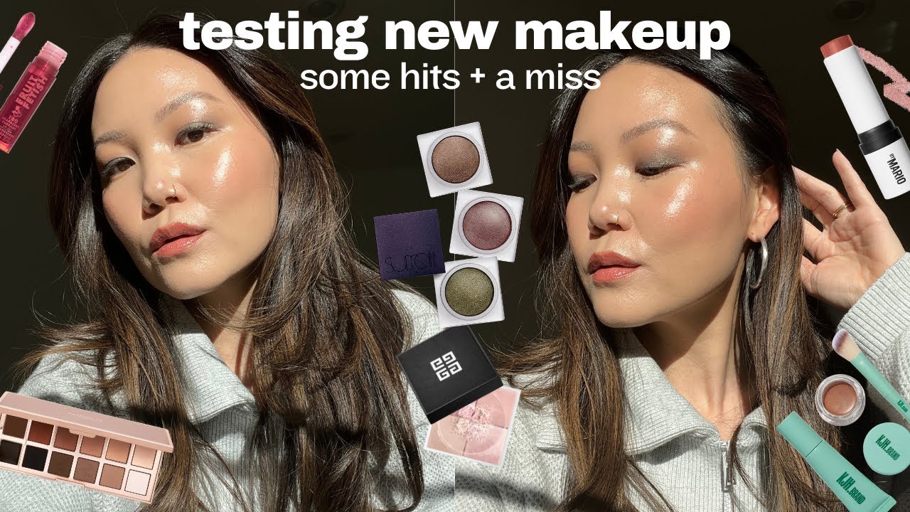 WORTH THE HYPE? | viral givenchy powder + luxury beauty, k beauty, & an eye look gone awry