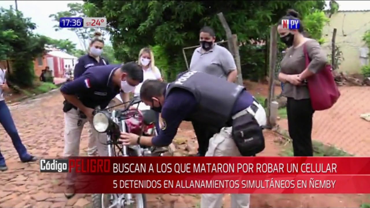 Crimen en Ñemby: Cinco detenidos tras allanamientos