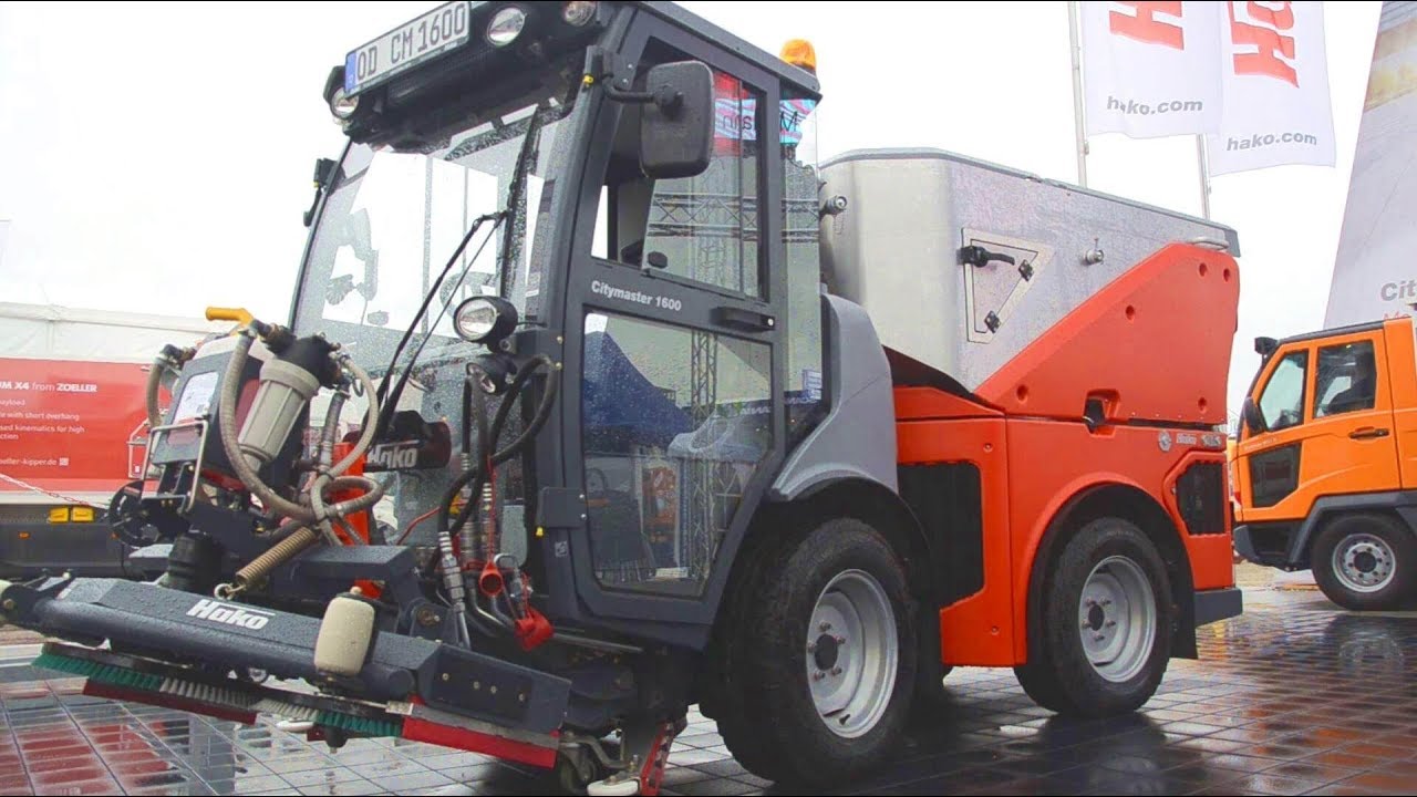 IFAT 2018: Hako-Citymaster kann mehr als „nur“ kehren