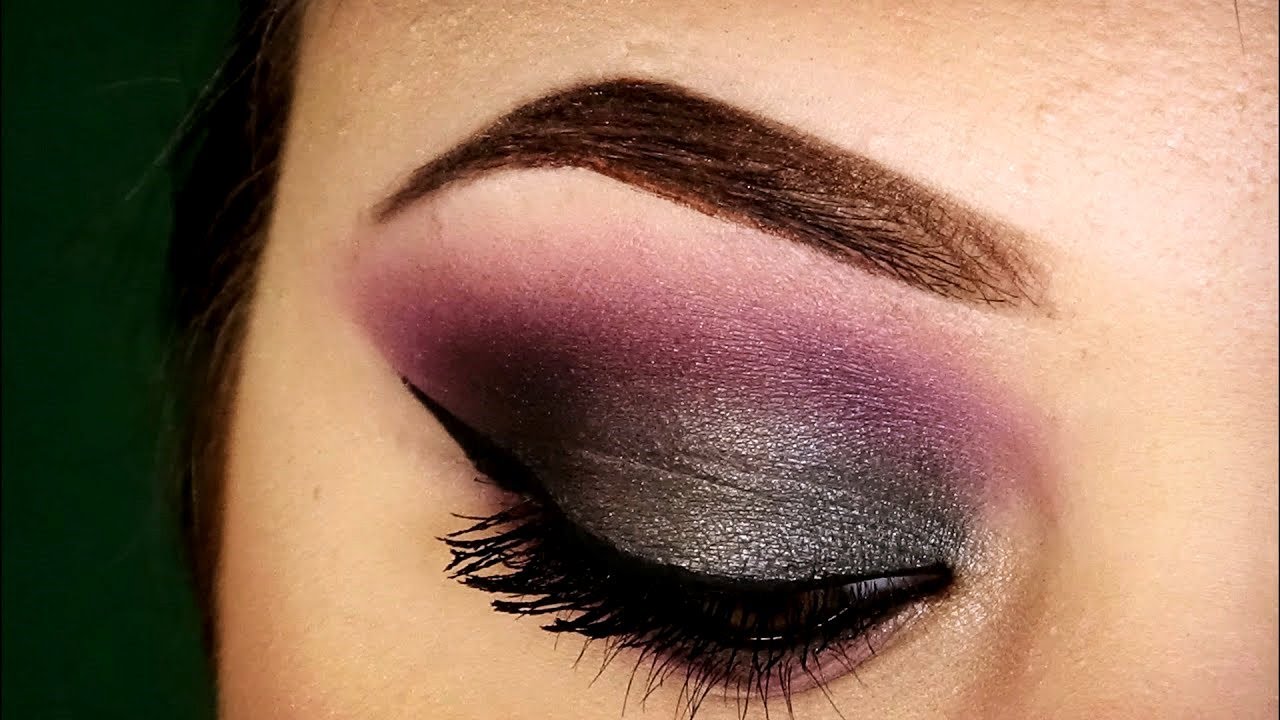 TRUCCO SMOKEY EYES VERDE e VIOLA
