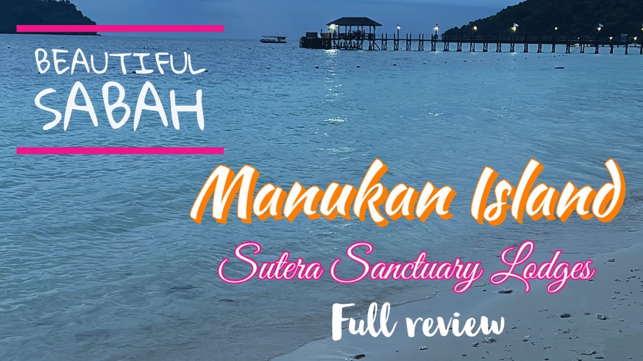 Sutera Sanctuary Lodges Вилла на острове Манукан с видом на пляж Полный обзор #manukanIsland #sab...