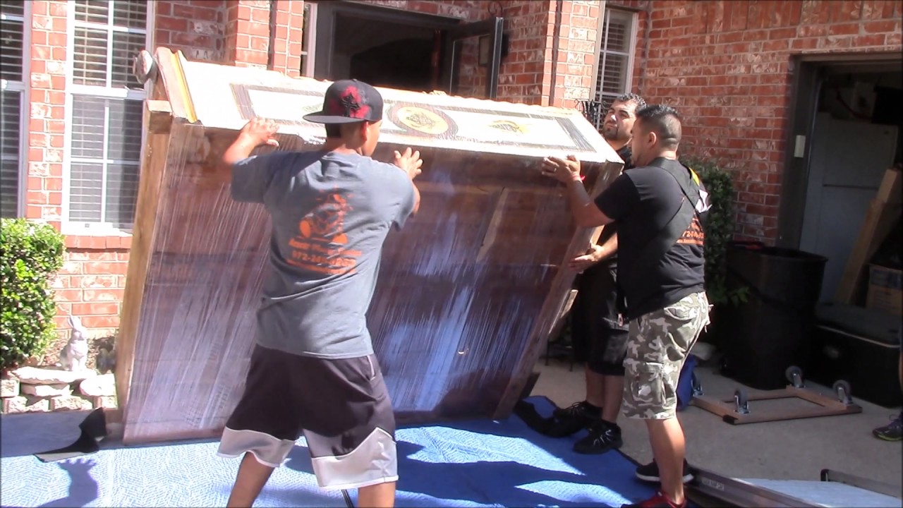How to move a big heavy antique piece of furniture