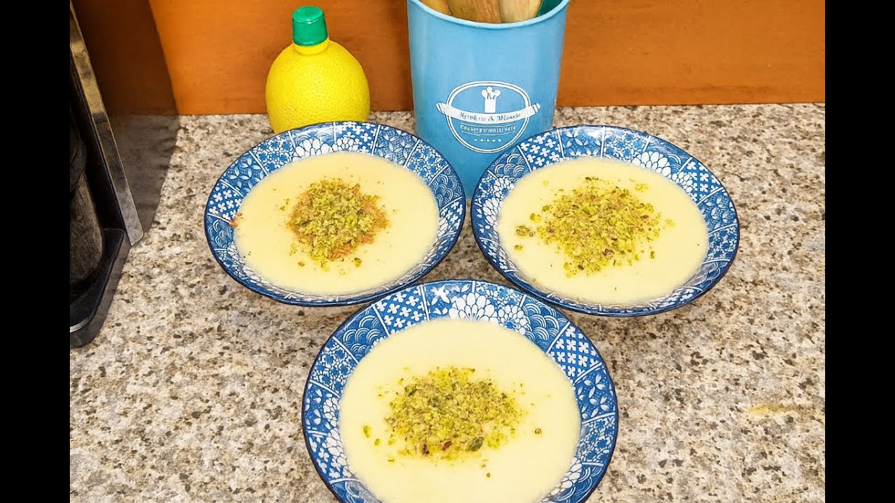 مهلبية السميد طريقة مختلفة بطعم الشتا