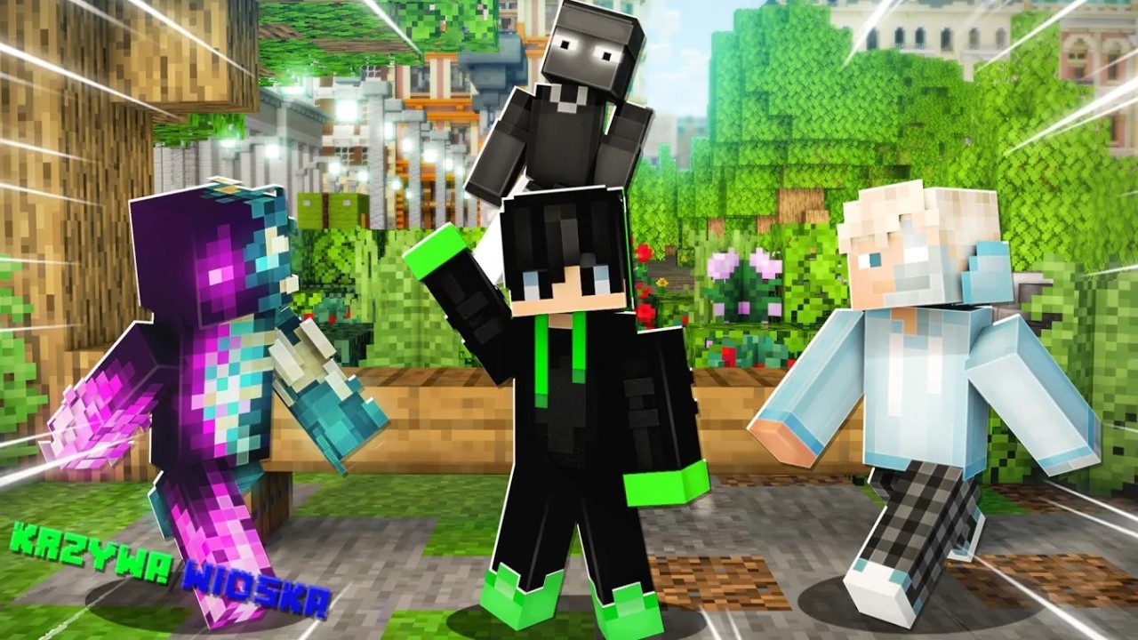 Animacja Fabularna Minecraft - Krzywa/Wioska | Odcinek 1 