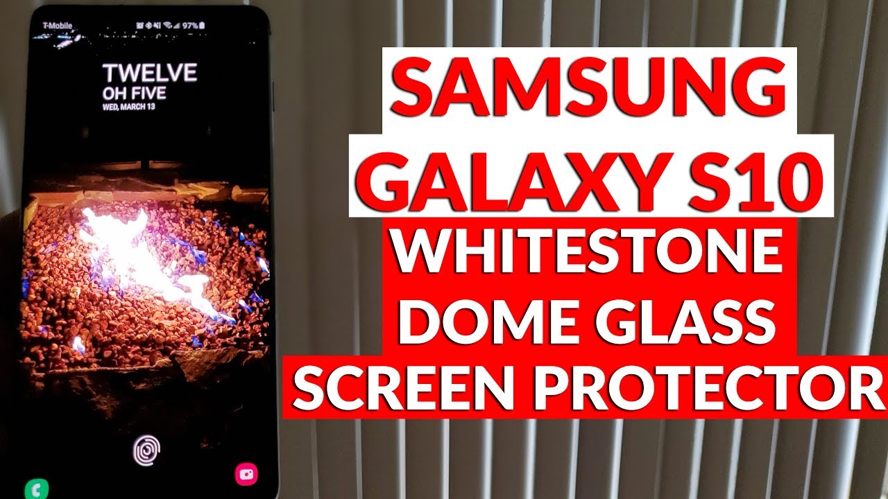 Samsung Galaxy S10 The Best & Only Glass Screen Protector Review Whitestone Dome Glass
