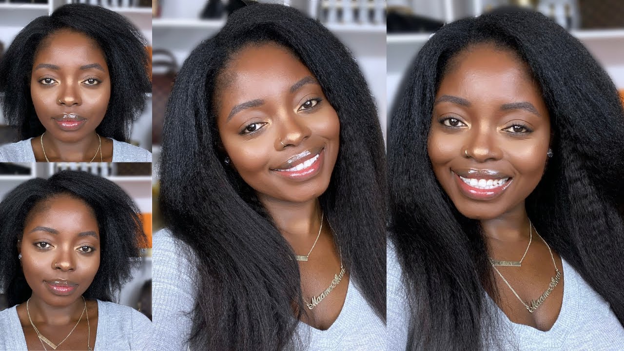HOW TO STYLE KINKY BLOW OUT CLIP-INS | CURLS QUEEN
