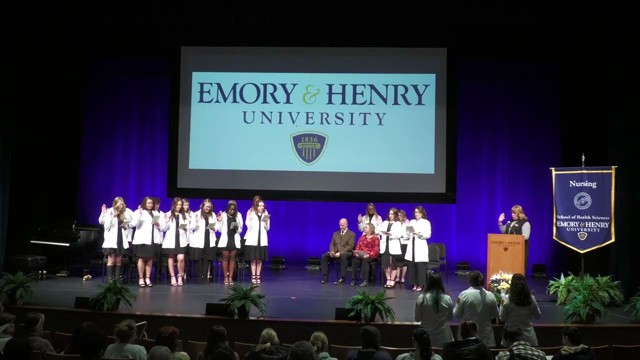 Emory & Henry University Nursing Class of 2028 White Coat Ceremony