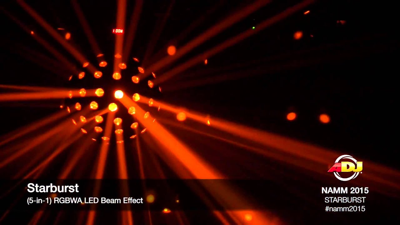 American DJ Starburst - DJ Effect Light - First look NAMM 2015