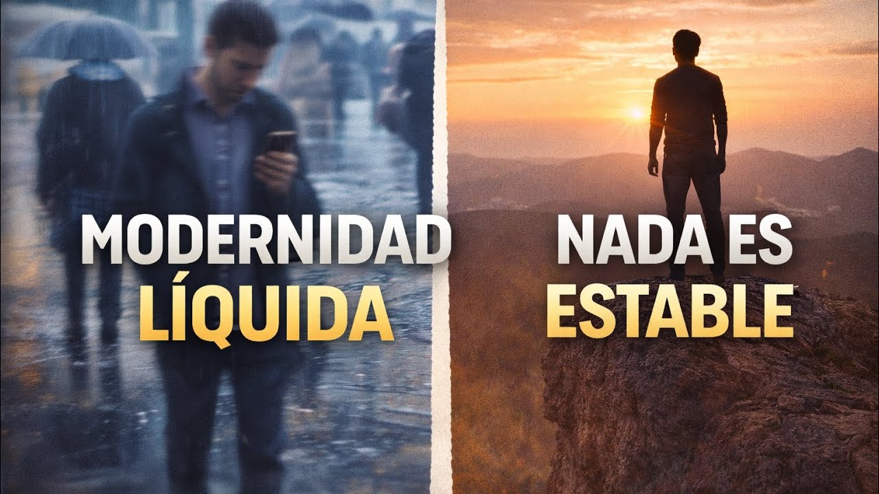 MODERNIDAD LÍQUIDA: NADA ES SÓLIDO, NI EL AMOR, NI EL TRABAJO, NI TU IDENTIDAD