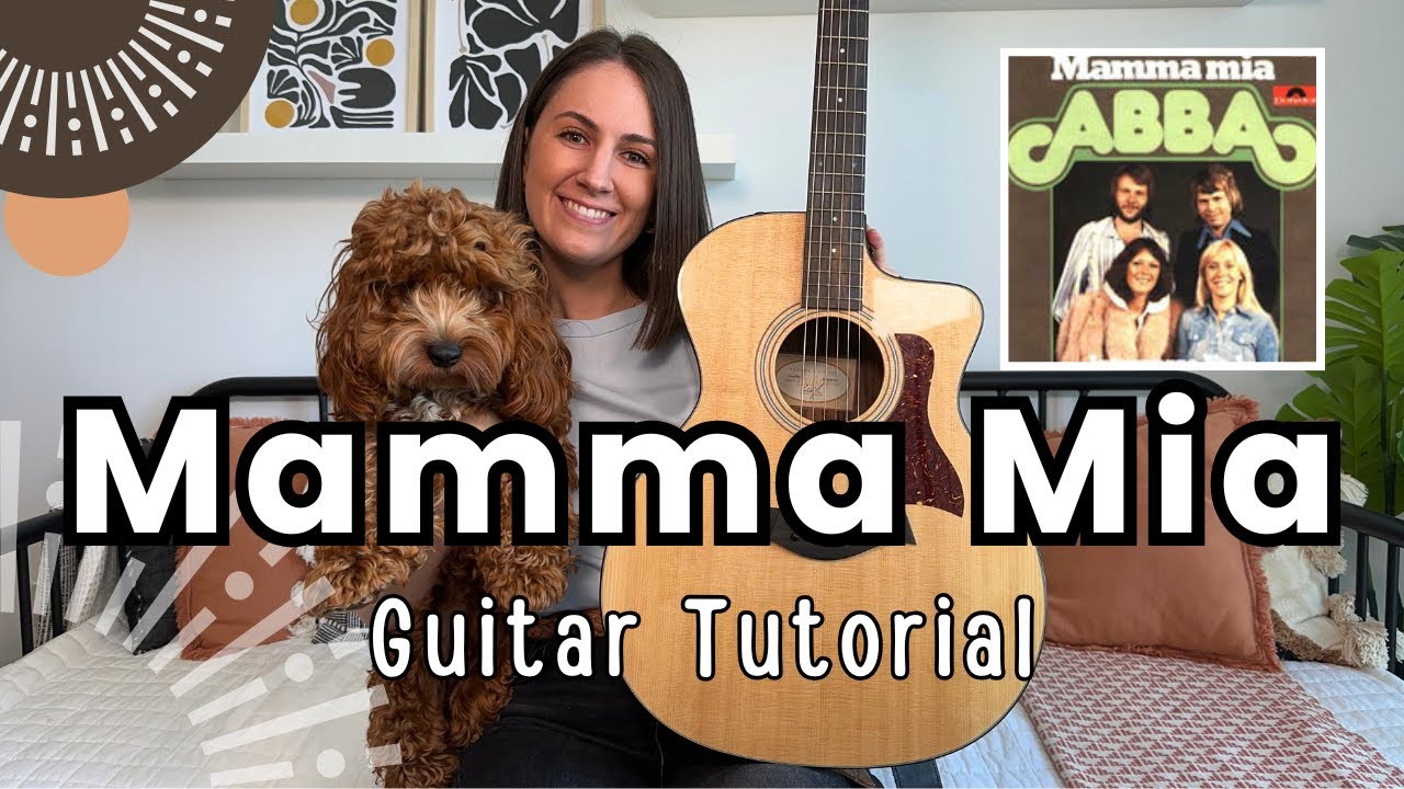 Mamma Mia Guitar Lesson ABBA - Guitar Tutorial MUST LEARN!