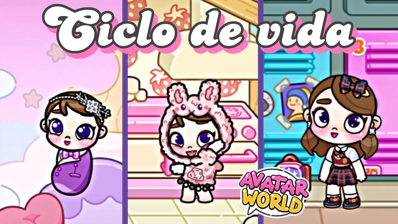 SOFÍA DE BEBÉ A ADOLESCENTE*CICLO DE VIDA* en Avatar World | Historias de Miedo con voz | Toca Kori