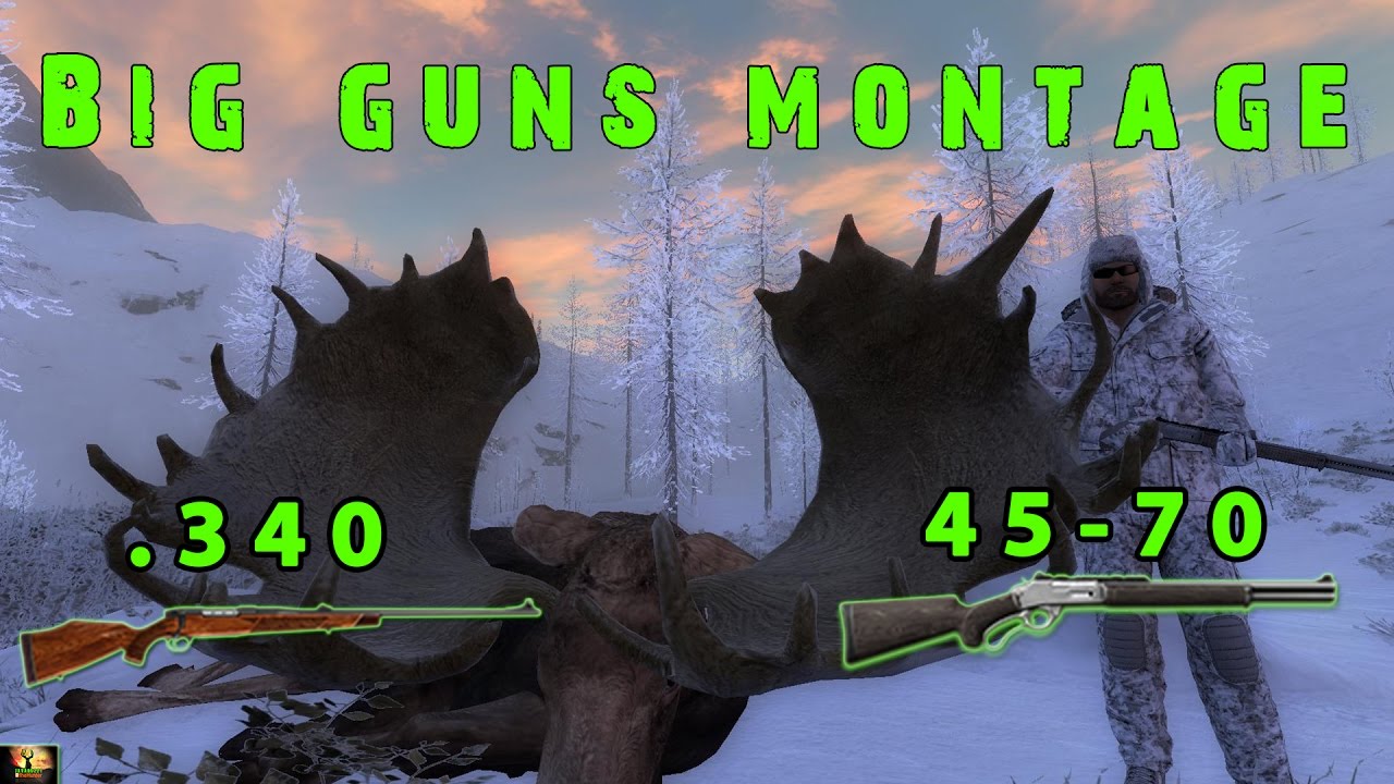 Big Guns Montage 45-70 and .340 Weatherby- theHunter Classic