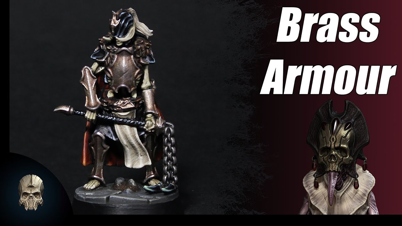 Hobby Tips: Coloured Brass Armour on an Undying Wight Champion for Blight of Gods