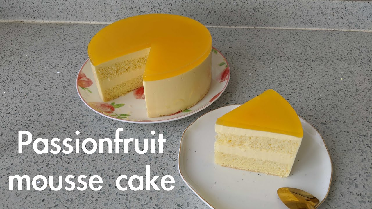 Passionfruit Mousse Cake 百香果慕斯蛋糕
