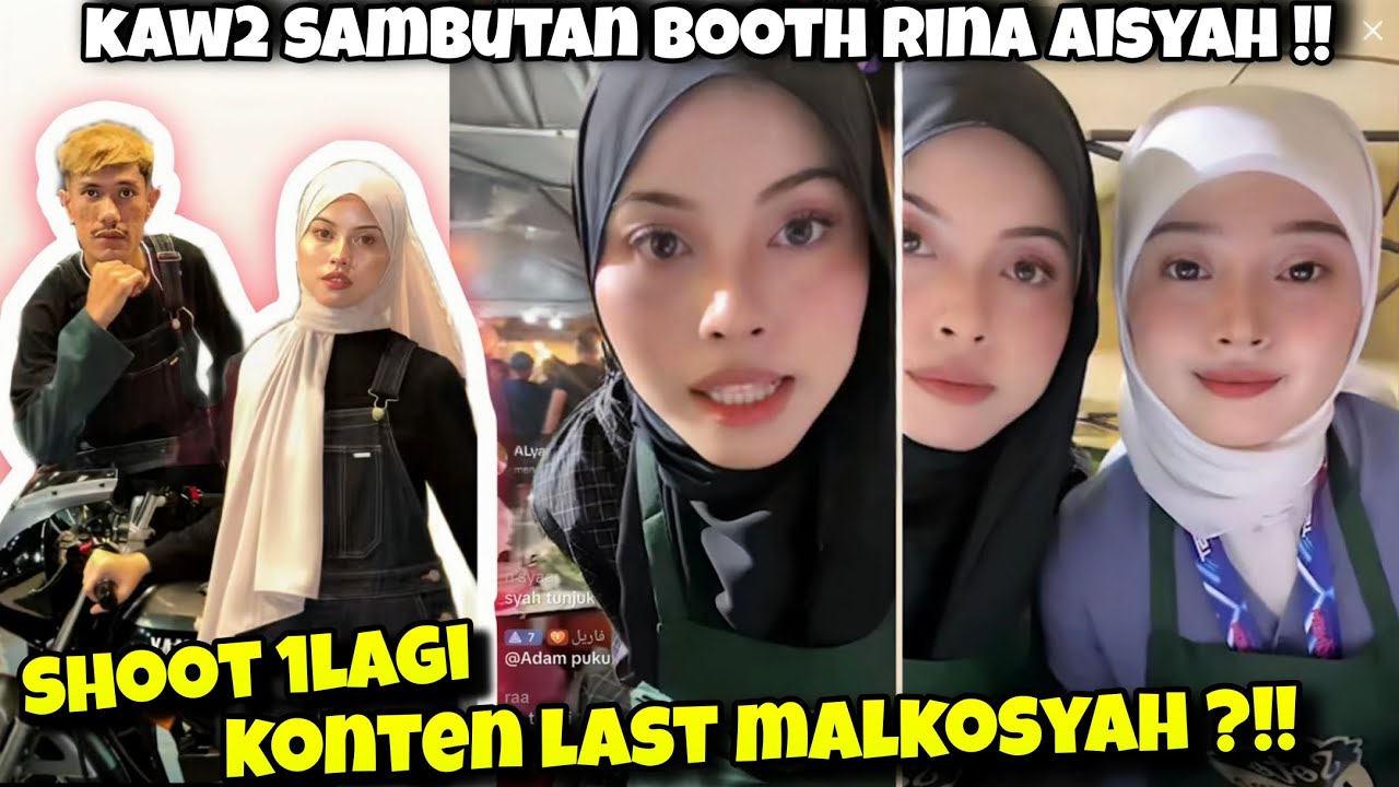 Aisyah Malkodok Shoot Last Konten Malkosyah ?! Kaw2 Sambutan Soto Rina Aisyah !!