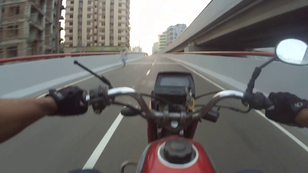New Moghbazar Mouchak Flyover || Hero Honda CD100SS