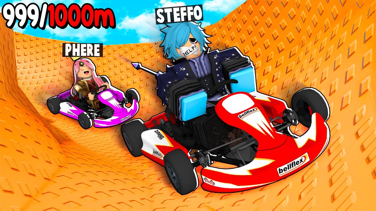 RAGGIUNGO LA VELOCITÀ MASSIMA con i KART di ROBLOX!