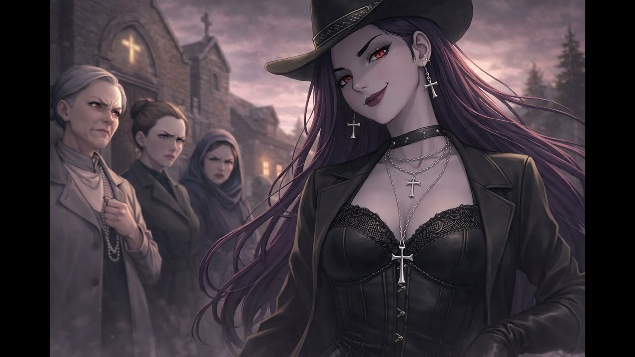Monica & The Wolves - Church Ladies Hate My Hips - Gothic Country Western (Suno V5)