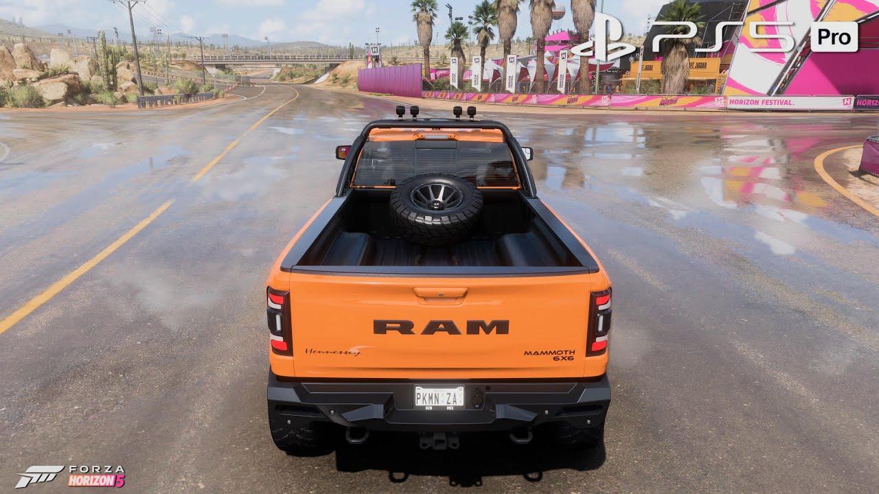 Forza Horizon 5 | Hennessey RAM Mammoth 1000 6X6 TRX '22 - Free Roam & Gameplay [4K PS5Pro]