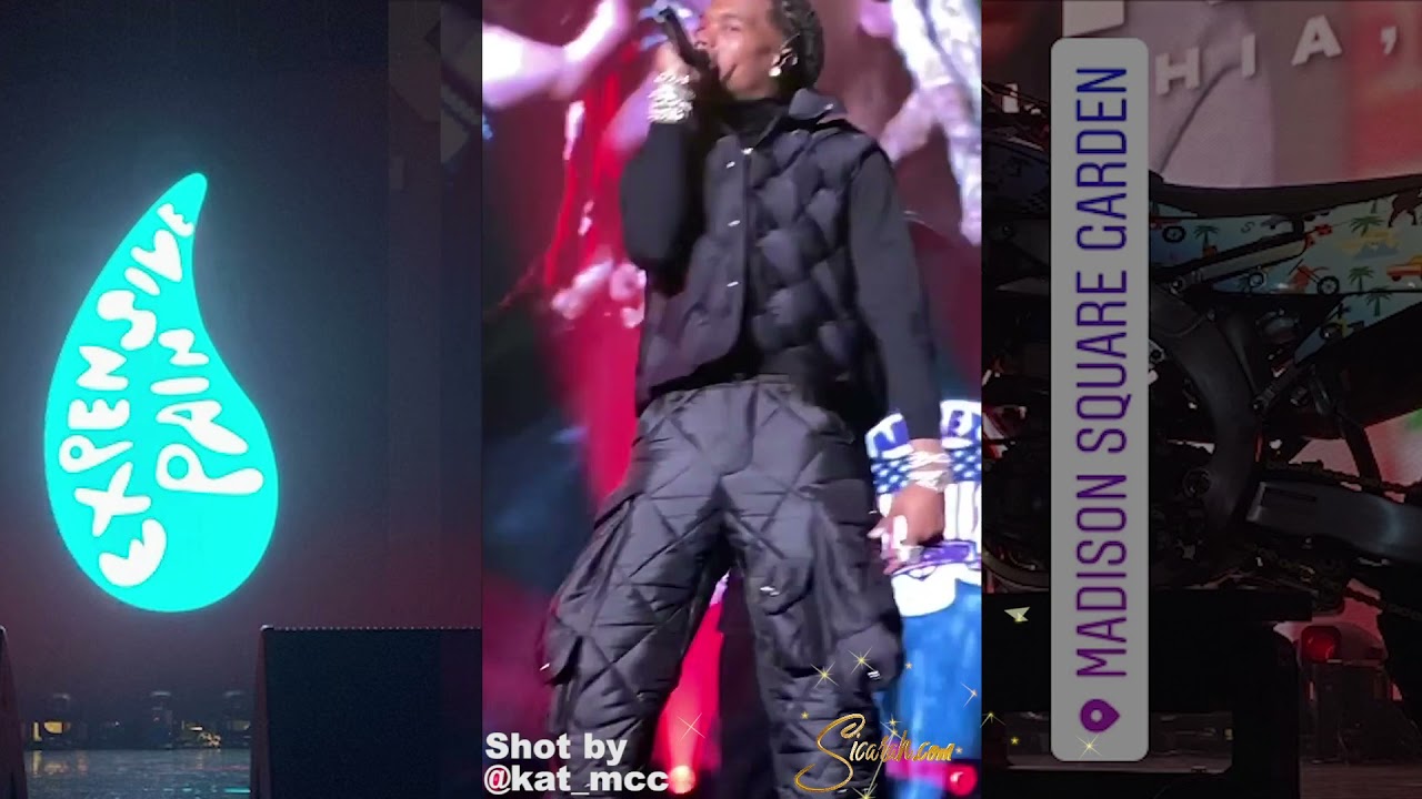 Meek Mill Expensive Pain Concert with Lil Baby, Lil Durk in New York at Madison Square Garden 10-23