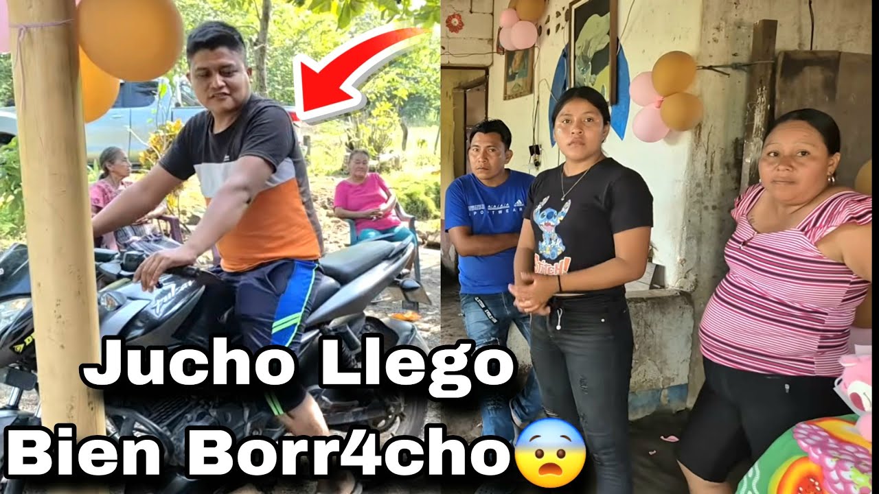 Jucho Llego Caendose De La Moto de Lo Borr4cho Que Iba Rosa Hasta Palida Se Puso😢