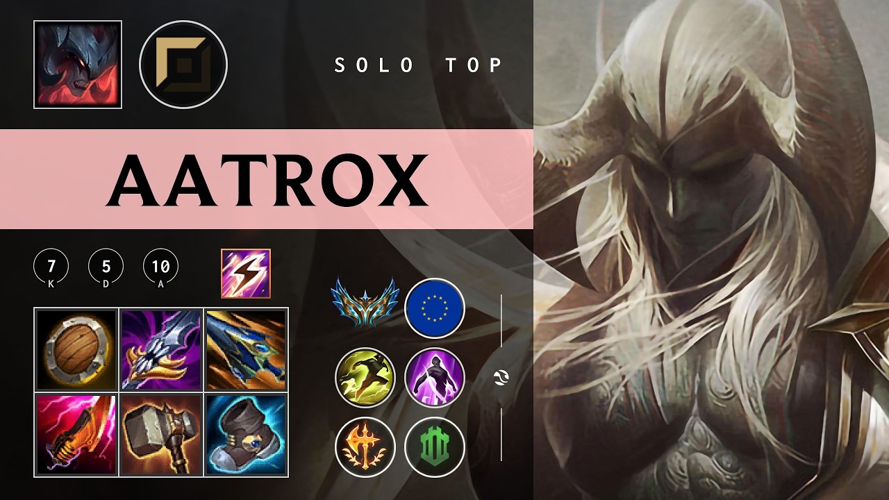 Aatrox Top vs Cassiopeia - EUW Challenger Patch 26.04