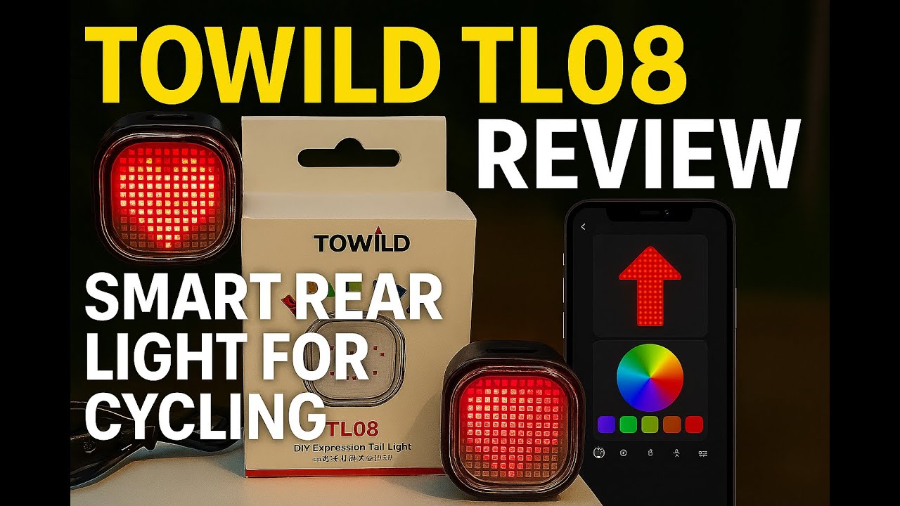 Обзор заднего светодиодного фонаря Towild TL08 — умный, яркий и настраиваемый! Идеальный подарок ...