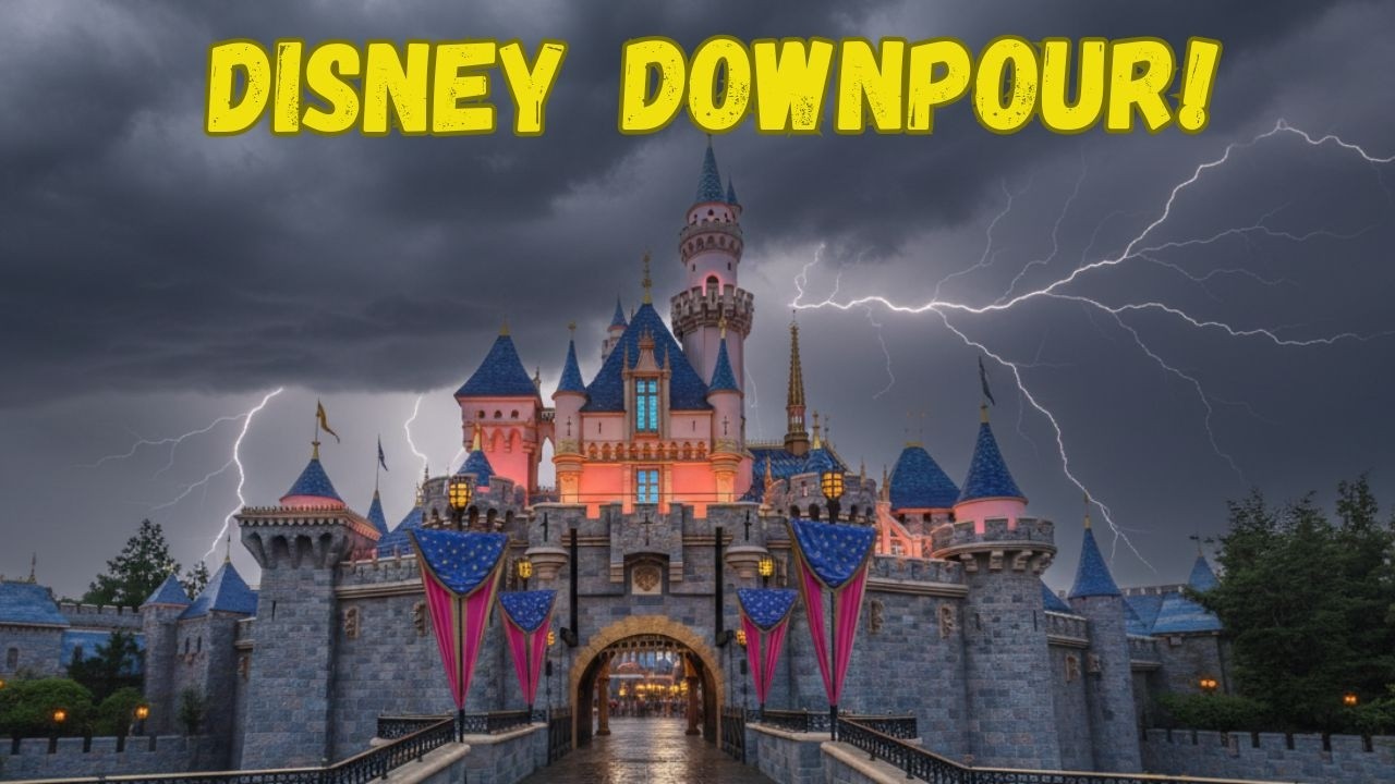 What's Disneyland like in the pouring rain? Let's find out!