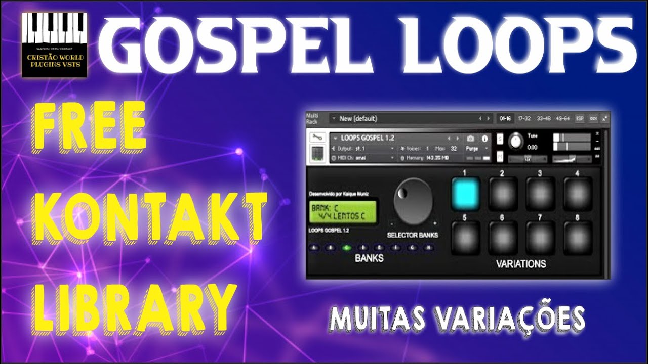 GOSPEL LOOPS - LIBRARY TOP COM RITMOS PRONTOS PARA USAR 