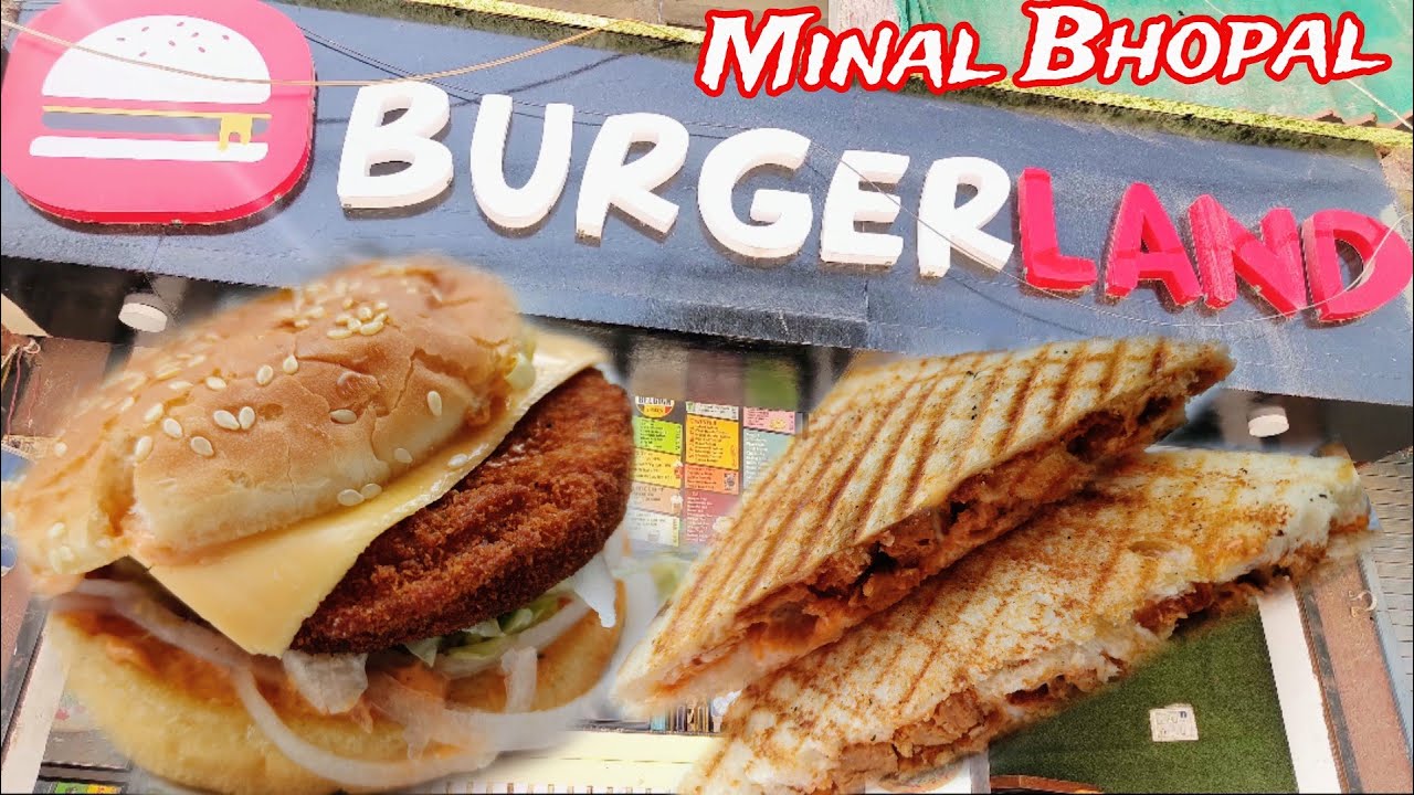 Minal Bhopal Burgerland Chicken Burger and Sandwich Bhopal Food Vlog