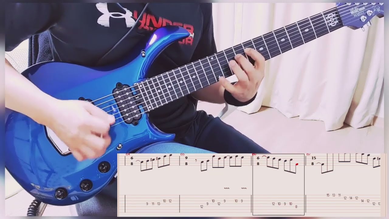 Dream Theater - Dance of Eternity - guitar cover with tab