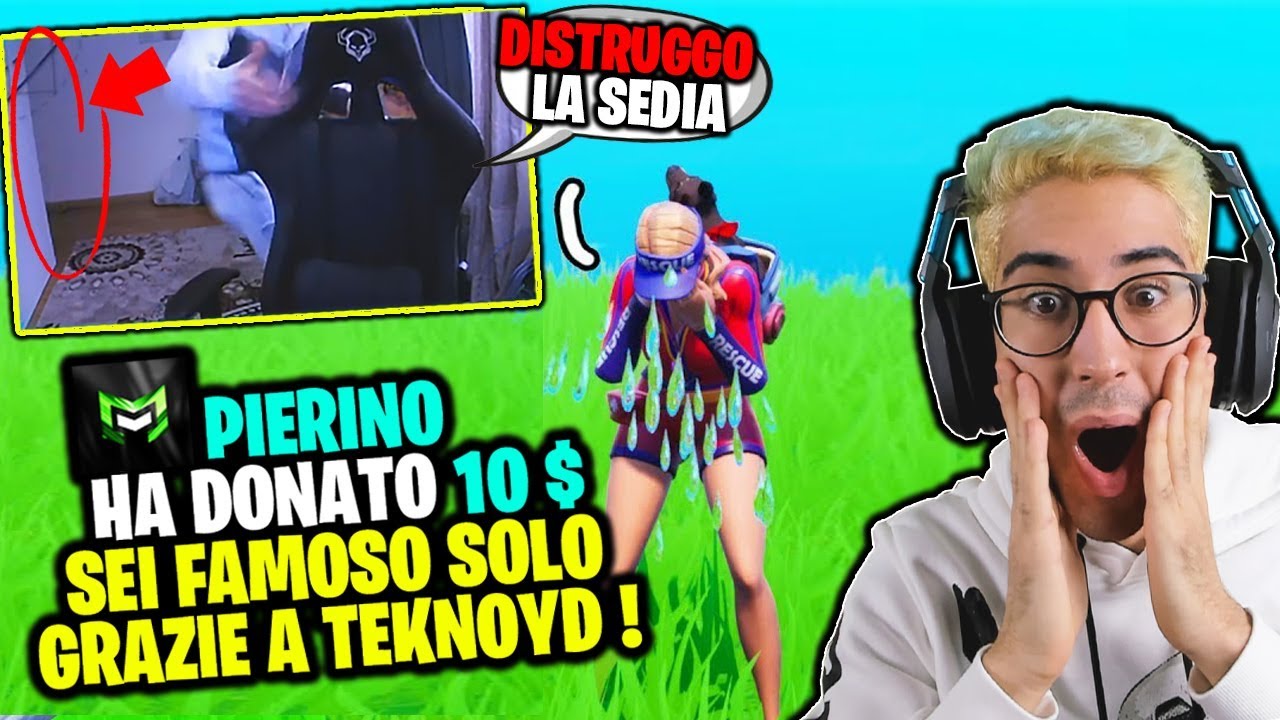 GLI DONO lNSULTAND0L0 mentre PERDE su FORTNITE (SCHERZO a MON3Y !)