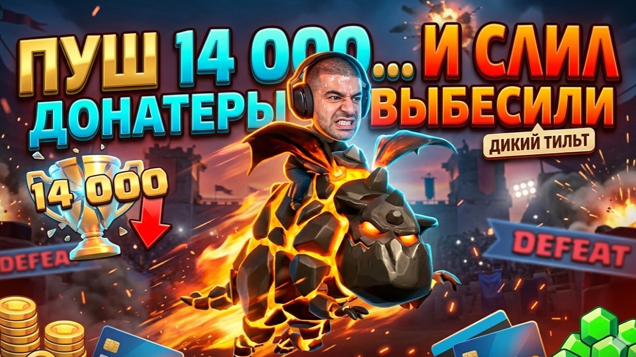 СНЯЛ МОДЕРА ПРЯМО НА СТРИМЕ ЗАРУИНИЛИ ДОНАТАМИ И ОТКАТОМ…  (Clash Royale)