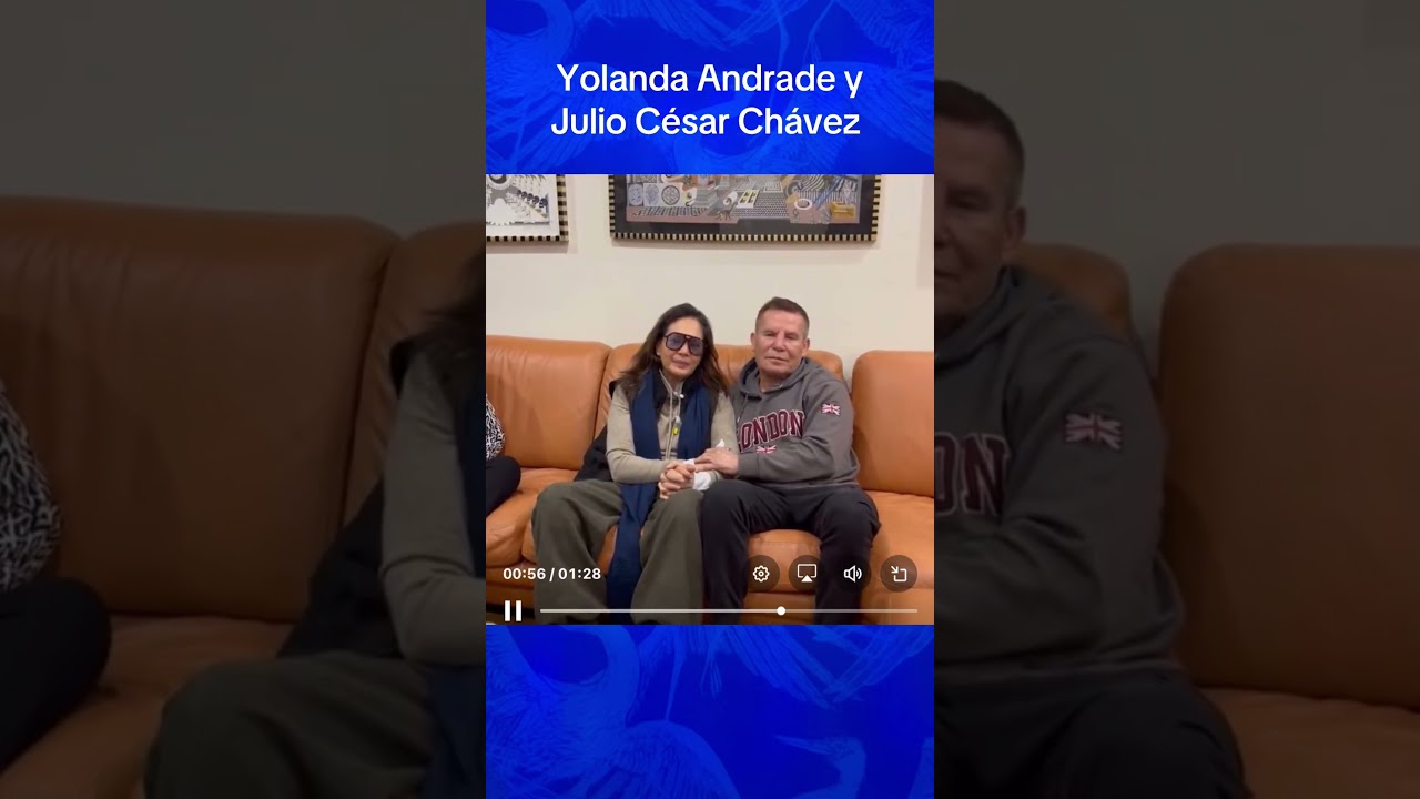 Yolanda Andrade y ​⁠Julio César 
