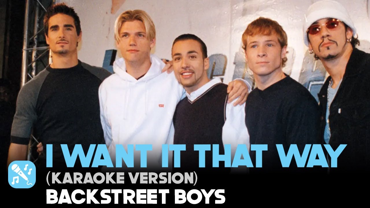 I Want It That Way - Backstreet Boys (Karaoke Version HD)