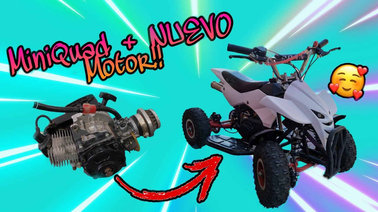 Mi NUEVO MINIQUAD + NUEVO MOTOR! [Racing Scoot]