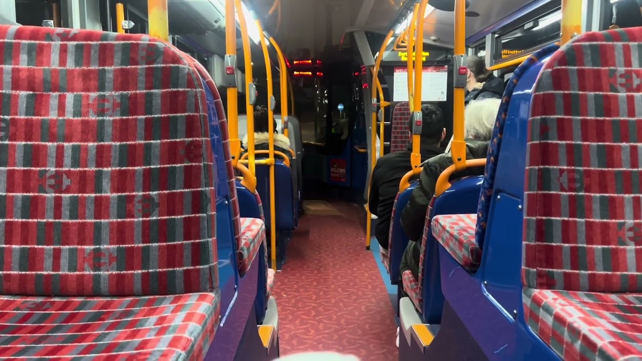 (Last Week of Stagecoach) Journey on Route 96 Stagecoach London YX16OHH 12392 20/1/26