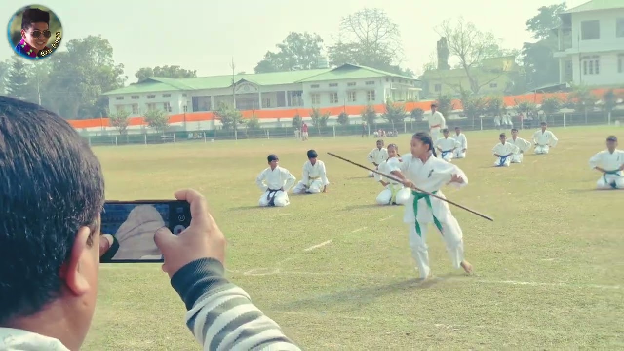 Taekwondo , Kung-fu, || 77th Republic Day Celebration 2026 || @Bruboysvlog 