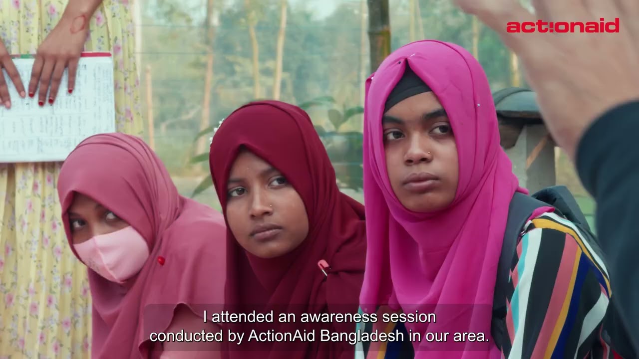 Empowering Girls and Combating Child Marriage । ActionAid Bangladesh