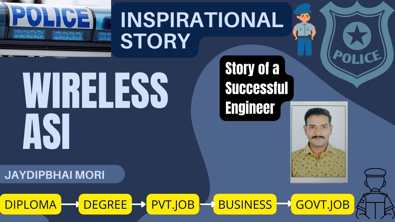 Inspirational Story of Wireless ASI Jaydipbhai Mori From Sihor | Story of an Engineer.