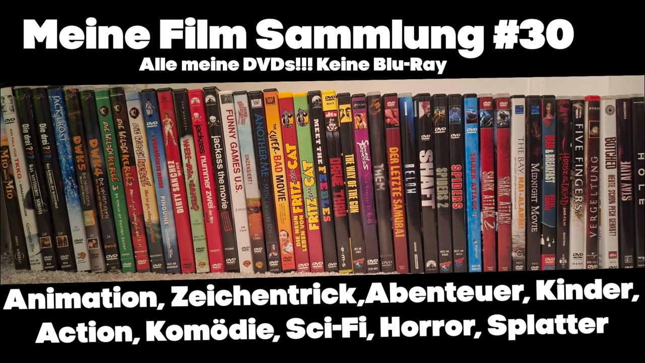 Meine Film Sammlung #30 I Animation, Zeichentrick, Abenteuer, Kinder, Action Komödie Sci-Fi Horror I