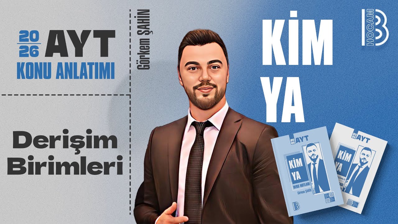 59) AYT Kimya - Derişim Pilleri - Görkem ŞAHİN - 2026