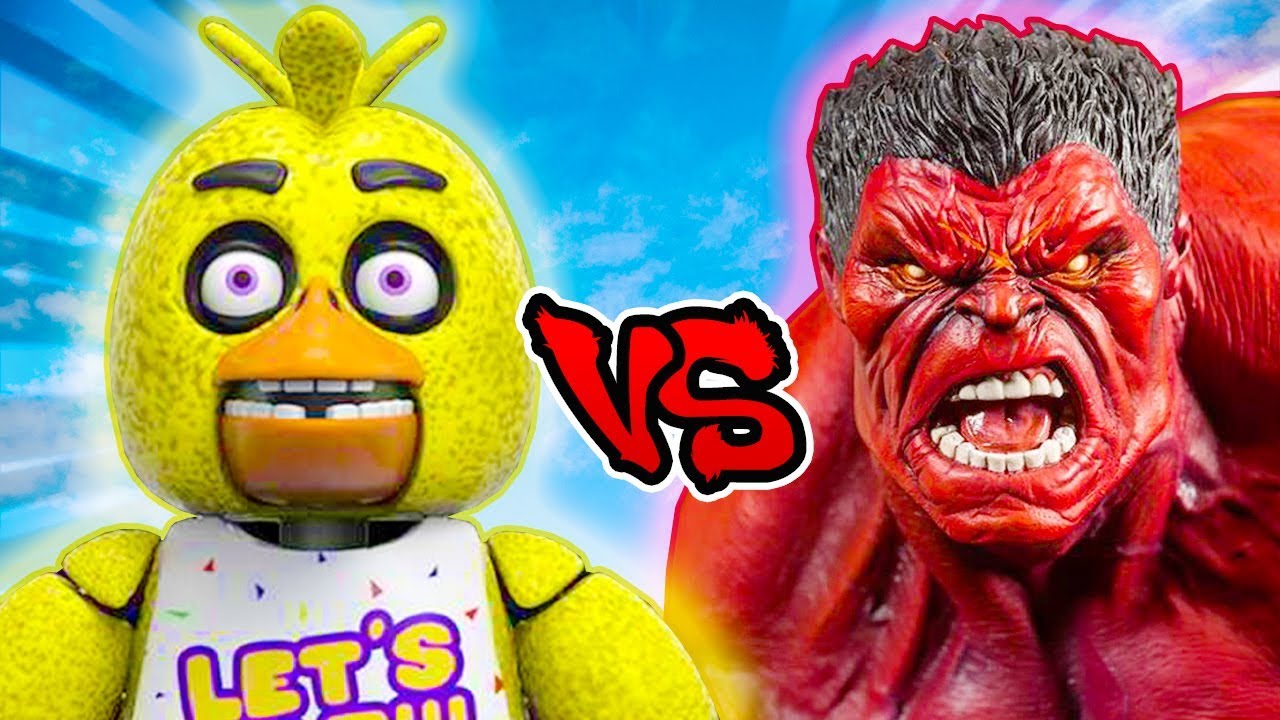 Chica the Chicken Vs Red Hulk - Epic Battle - Left 4 dead 2 Gameplay (Left 4 dead 2 FNAF Custom Mod)