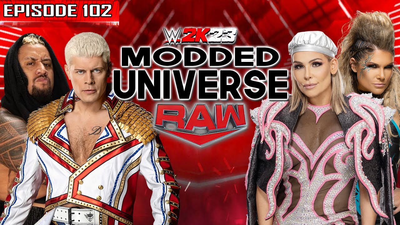 WWE 2K23 Modded Universe Mode: Episode 102 (RAW)