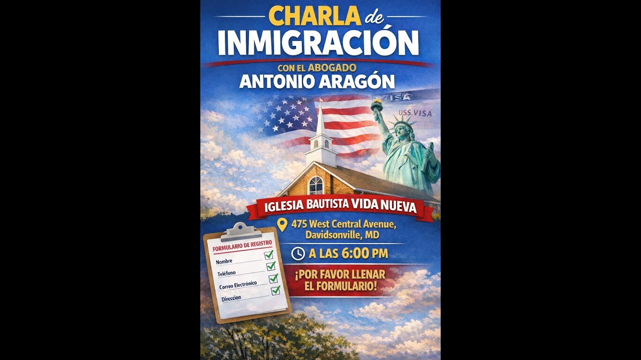 Charla de Inmigración con el Abogado Antonio Aragón